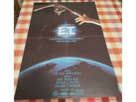 plakat E.T. VANZEMALJAC (Steven Spielberg)