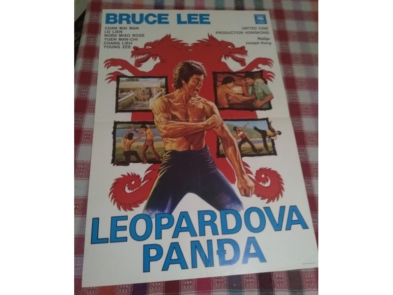 plakat LEOPARDOVA PANDJA (Bruce Lee)