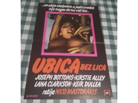 plakat UBICA BEZ LICA