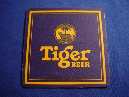 podmetač Tiger Beer, kao žut