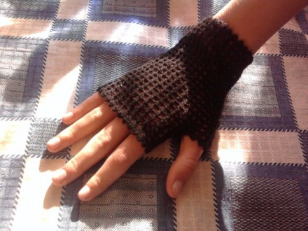 rukavice - crne - moderne bez prstiju
