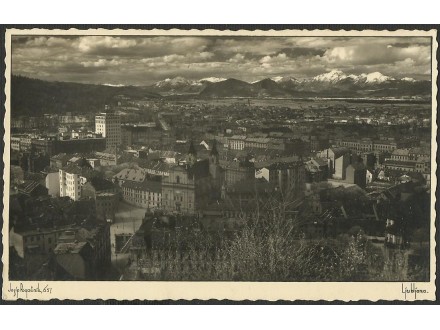 slovenija ljubljana panorama 1936