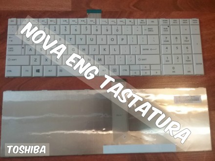 tastatura toshiba C870D C875 C875D L850 L850D bela nova