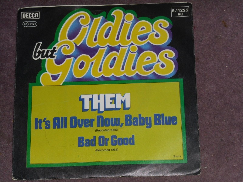 them - its all over now, baby blue (germany) MINT !!!