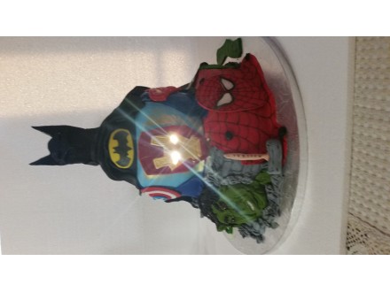ukrasi za torte maske Superheroja