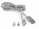 x-CC-USB2-AMLM3-1M Gembird Magnetic USB charging combo MicroUSB/Lightning, silver, 1m FO slika 4