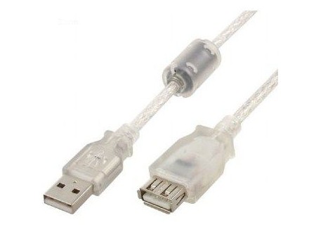 x-CCF-USB2-AMAF-TR-15 Gembird USB 2.0 A-plug A-socket kabl with ferrite core 4.5m