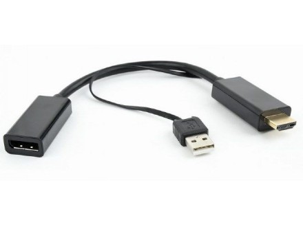 x-DSC-HDMI-DP Gembird HDMI to DisplayPort converter, black