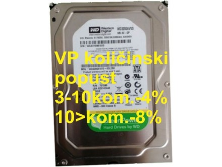 x-HDD 3.5 ** 320GB WD3200AUDX WD AV-GP GREEN 7200RPM 32MB SATA3