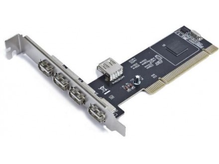 x-UPC-20-4P Gembird USB 2.0 4+1 port PCI adapter FO