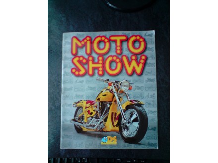 албум moto show 178/180 + 7живих сличица (ds)